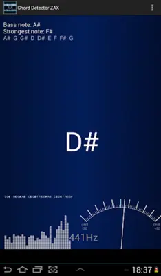 Chord Detector ZAX android App screenshot 3